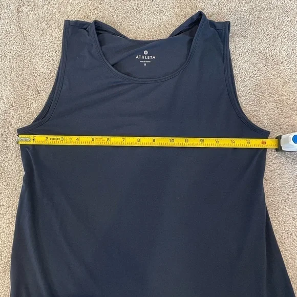 Athleta Navy Open-Back Tank Top - Picture 6 of 7